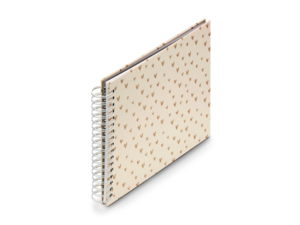 Hama album klasické spirálové LOVELY 28x24 cm, 50 stran, béžová