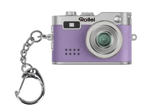 Rollei Mini Digitalkamera fialová - kľúčenka a fotoaparát