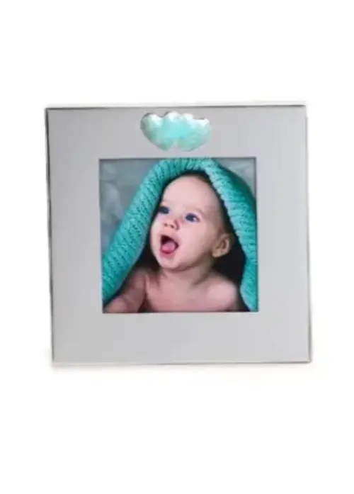 KPH BABY HEART - fotorámik - Modrá, 7,5x7,5