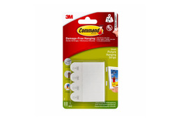 3M Command™ Picture Hanging Strips (S) - biele závesné prúžky