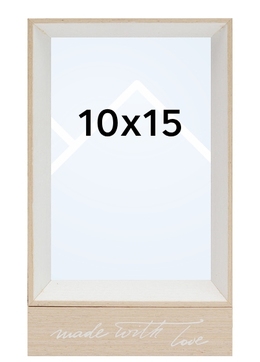 Falc MADE WITH LOVE – fotorámik - Prírodná, 10x15