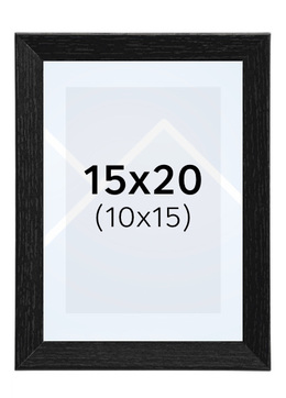 Hama OSLO - fotorámik - Čierna, 10x15, 15x20