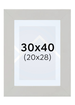 Hama Skara - fotorámik - Svetlo šedá, 20x28, 30x40