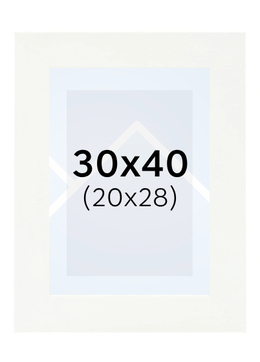 Hama Skara - fotorámik - Biela, 20x28, 30x40