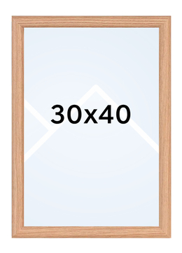 INTERTRADING HAPPY - fotorámik - Prírodná, 30x40