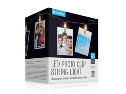 Colorway LED fotoštipce, 40ks, USB