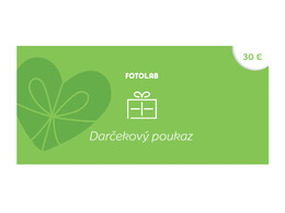 Darčeková poukážka na nákup FOTOTECHNIKY v hodnote 30€