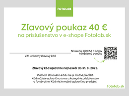 Poukaz na nákup príslušenstva v hodnote 40€