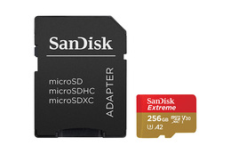 SanDisk Extreme microSDXC 256 GB 190mb/s A2 C10 V30 UHS-I U3 + adaptér
