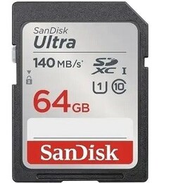 SanDisk Ultra SDXC 64GB 140mb/s Class 10