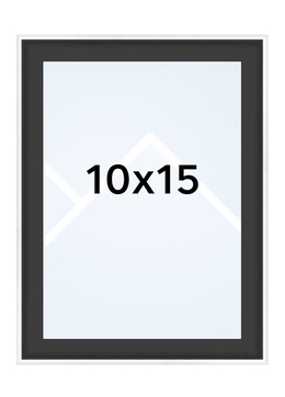 Walther SILHOUETTE - fotorámik - Čierna, 10x15, 10x15