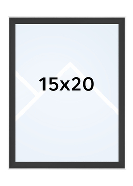 Walther SILHOUETTE - fotorámik - Čierna, 15x20, 15x20