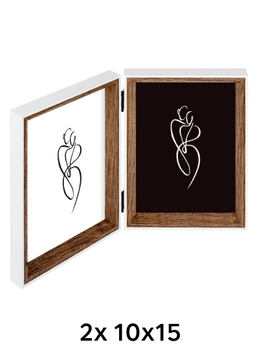 Walther SILHOUETTE - fotorámik  - Prírodná, 10x15 x2