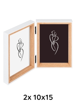 Walther SILHOUETTE - fotorámik  - Buk, 10x15 x2