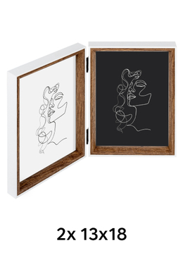 Walther SILHOUETTE - fotorámik  - Prírodná, 13x18 x2