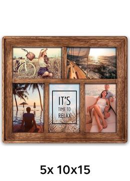 ZEP- Mosel 5x10x15 - Hnedá, 10x15 x5