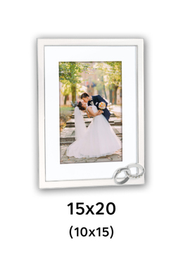 ZEP MARIAGE - fotorámik - Biela, 10x15, 15x20