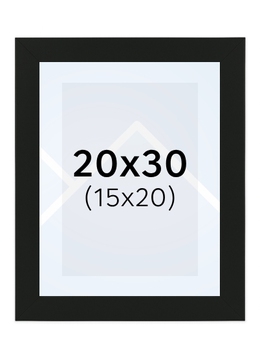ZEP NIKI - fotorámik - Čierna, 15x20, 20x30