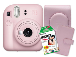 Fujifilm INSTAX Mini 12, ružový + Colorfilm 20ks + album + puzdro