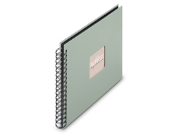 Fotoalbum Hama FINE ART, 50/28x24 - krúžková väzba, sage
