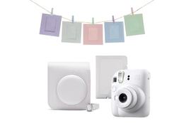 FujiFilm Instax Mini 12 MEGA PACK Clay White