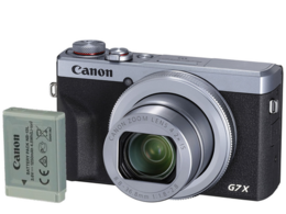 Canon PowerShot G7 X Mark III Battery Kit strieborný