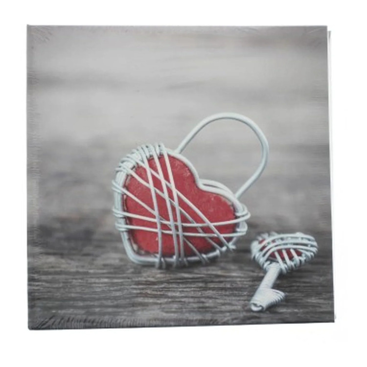 Fotoalbum Hama RUSTICO METAL HEART, 10x15/200