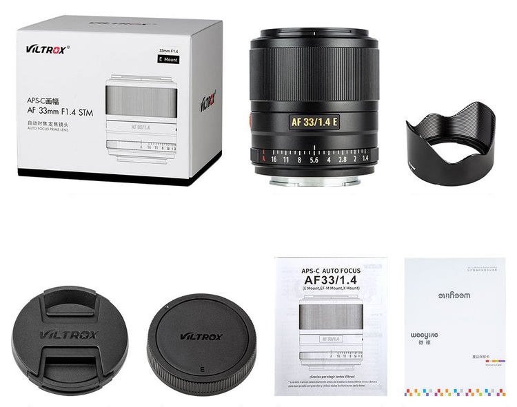 Viltrox AF 33mm f/1.4 E pre Sony E