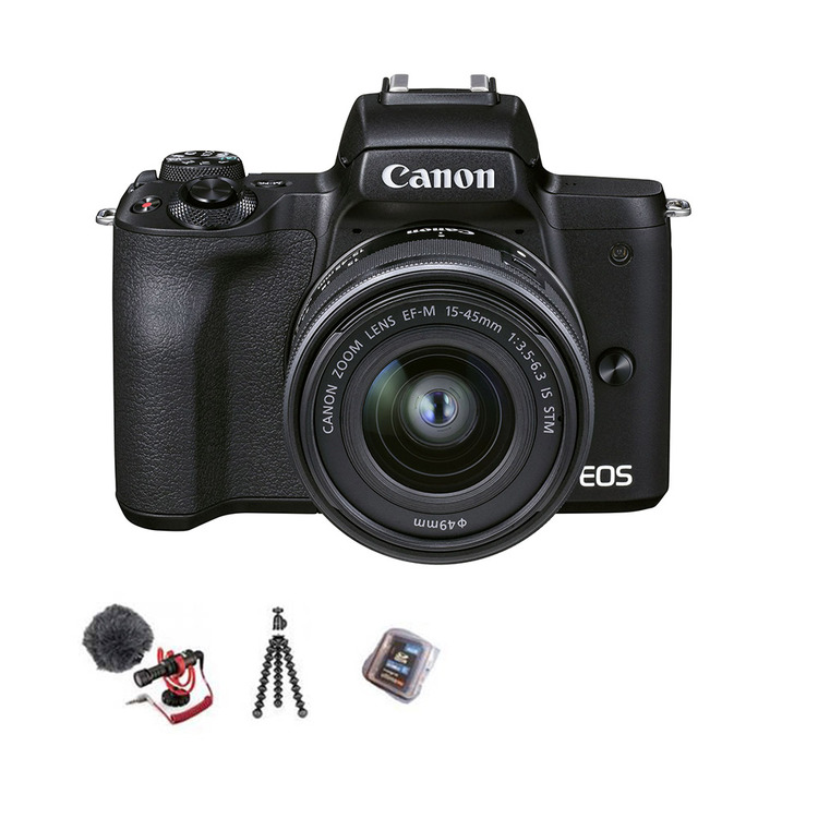 Canon EOS M50 Mark II + 15-45mm IS STM Vloger Kit