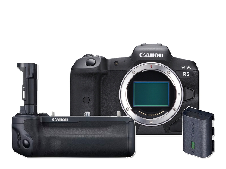 Canon EOS R5 + battery grip + akumulátor