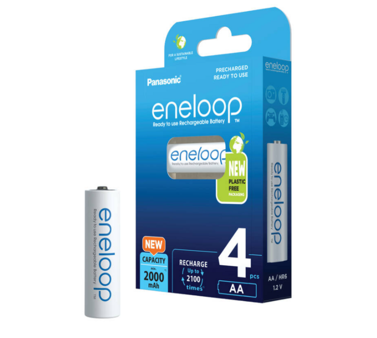 Pansonic Eneloop AA 2000mAh 4ks