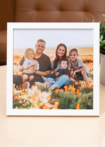 Falc Quadro - fotorámik - Biela, 15x15, 20x20