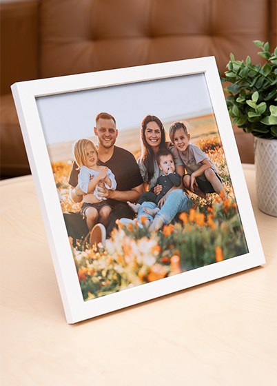 Falc Quadro - fotorámik - Biela, 15x15, 20x20