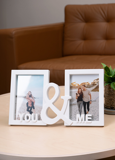 Falc BB161127164 pre 2 fotografie - Biela, 10x15 x2