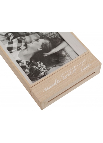 Falc MADE WITH LOVE – fotorámik - Prírodná, 10x15