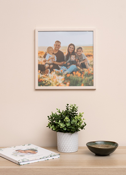 Falc Quadro - fotorámik - Biela, 20x20, 30x30