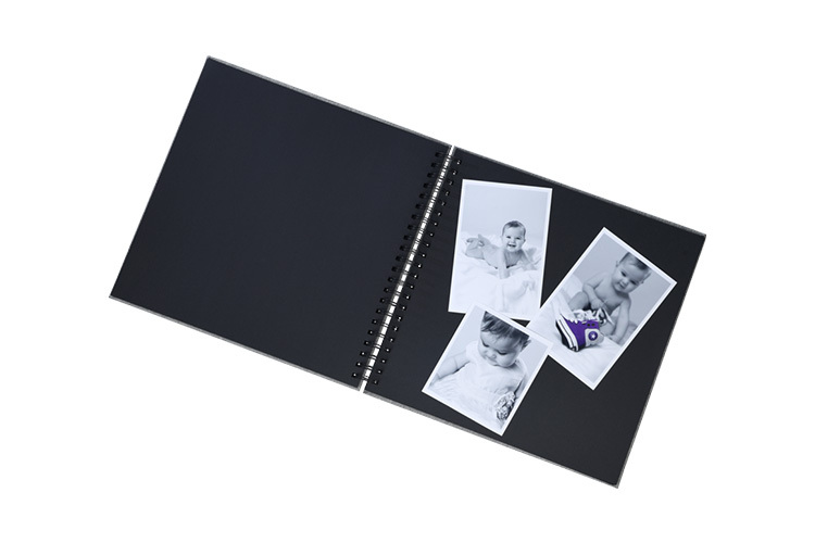 Base Line Canvas Wire-O 30x30 čierny