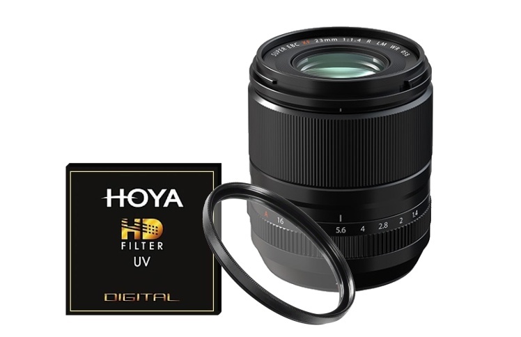 Fujifilm XF 23mm f/1.4 R LM WR + HD UV filter
