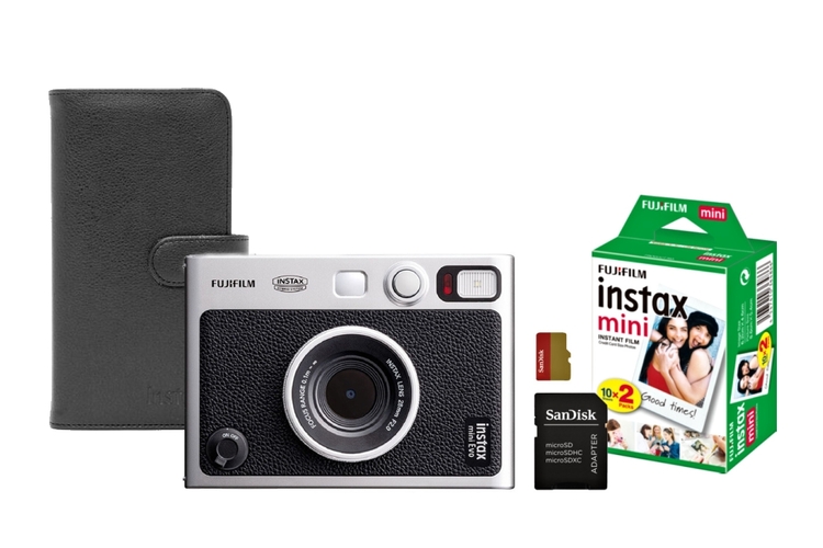 Fujifilm INSTAX mini Evo + COLORFILM 20ks + album + 32GB microSD