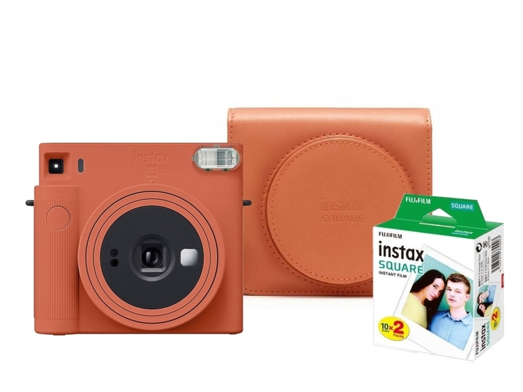 Fujifilm INSTAX SQ1 Terracotta Orange + COLORFILM (20ks) + puzdro