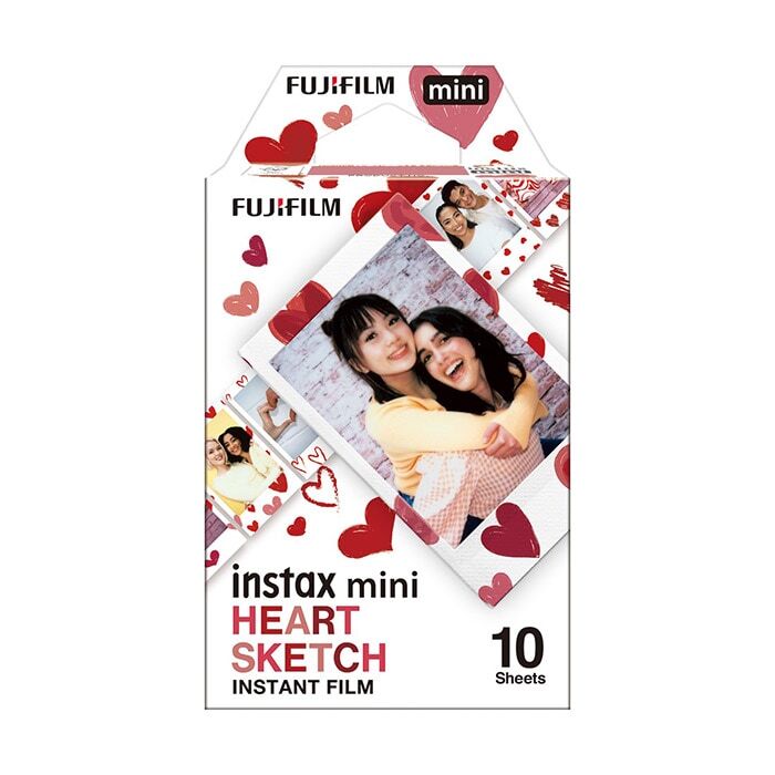 FujiFilm Instax Mini Heart Sketch 10ks