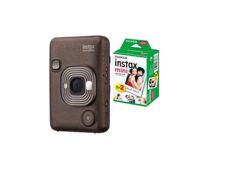 Fujifilm instax mini LiPlay™, bronzová + Colorfilm (20ks)