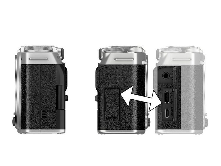 FujiFilm X-M5 telo strieborné