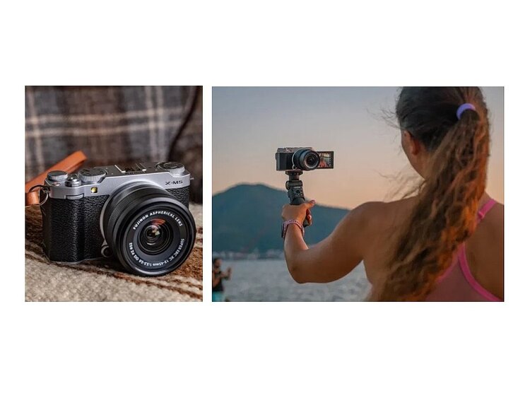 FujiFilm X-M5 telo strieborné