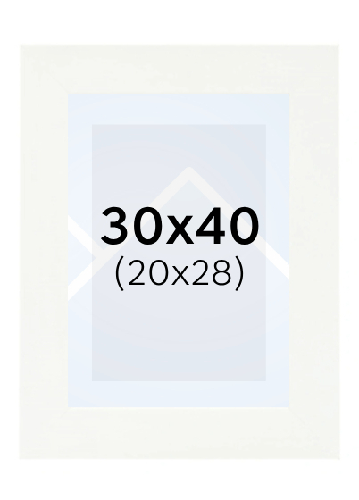 Hama Skara - fotorámik - Biela, 20x28, 30x40