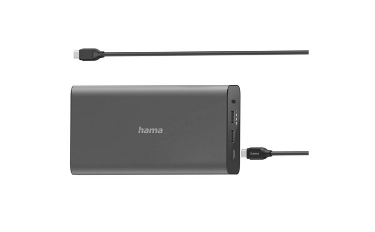 Hama Powerbank  26800 mAh, Power Delivery 60W antracitová