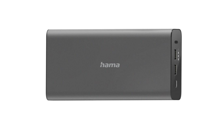 Hama Powerbank  26800 mAh, Power Delivery 60W antracitová