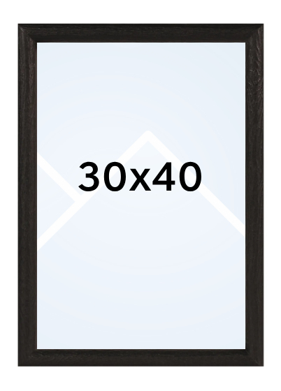 INTERTRADING HAPPY - fotorámik - Čierna, 30x40
