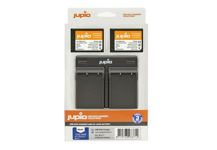 Jupio Set 2x BLX-1 + nabíjačka