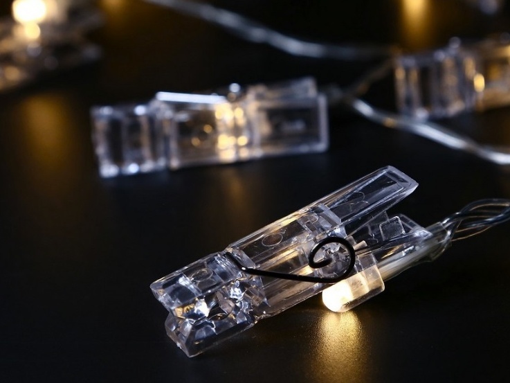 ColorWay LED fotoštipce 20ks, USB